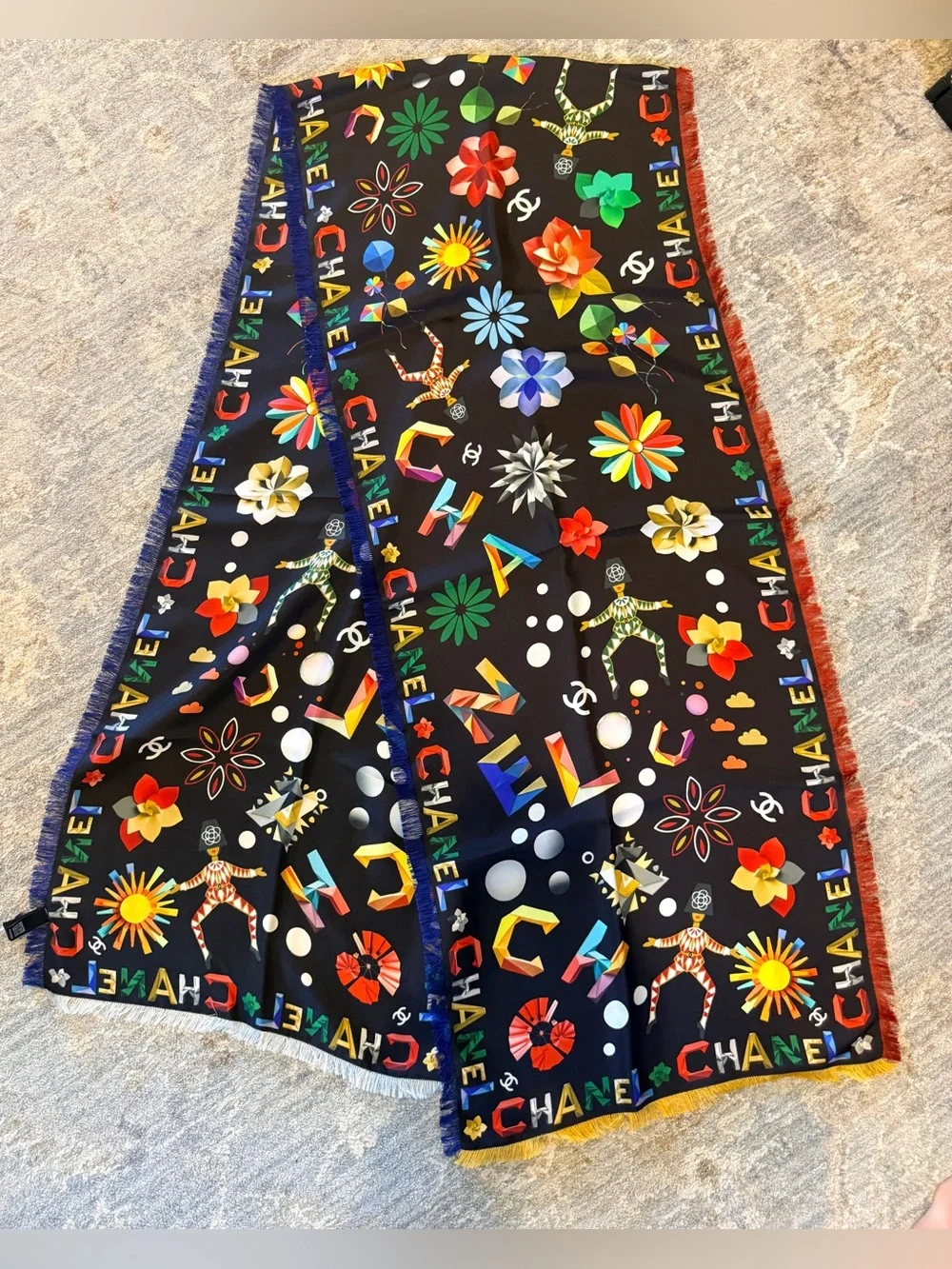 CHANEL Silk Neckerchief